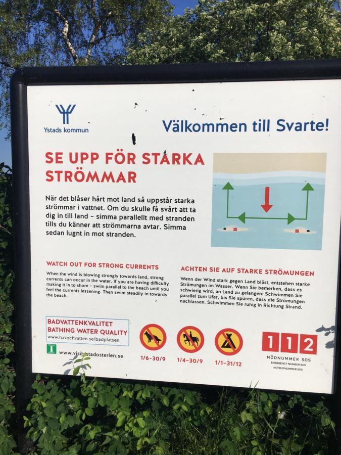 Stuga Naera Havet Ystad Exterior foto